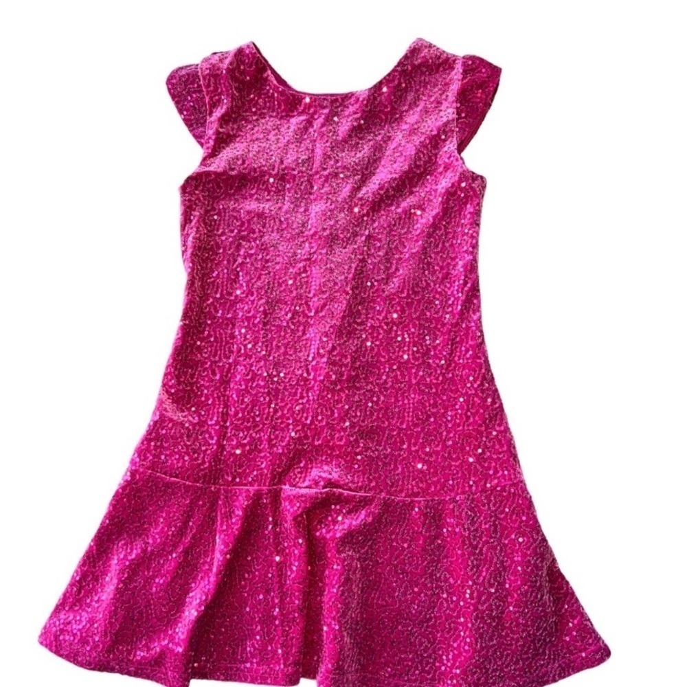 Place Kids Casual Dress in Sparkling Pink